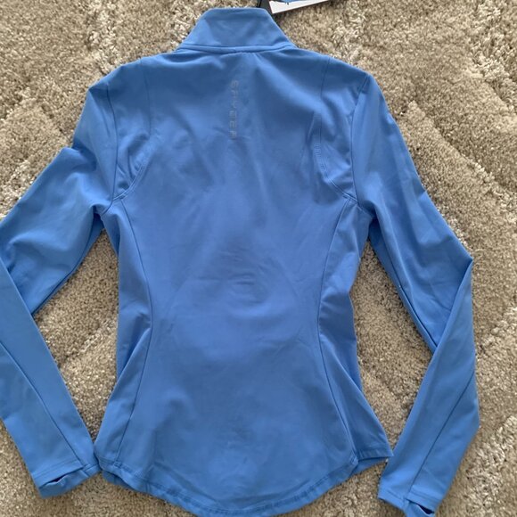 Women's Blue Spyder Active Zip Up Top/Sweater/Sport Jacket Size XS NEW - Picture 3 of 6